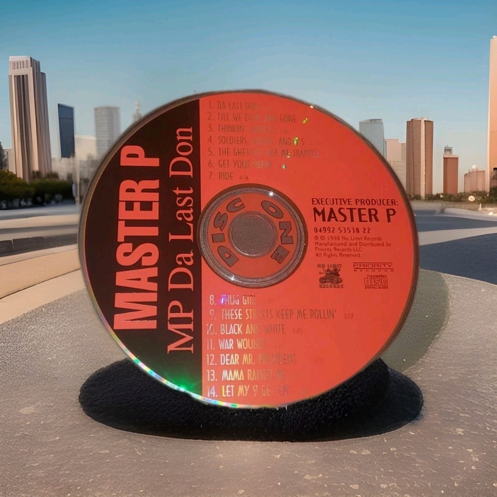 Master P MP Da Last Don CD Disc One Only 1998 No Limit Records 04992 53538 22